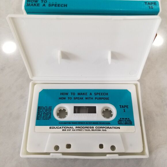 How to make a speech cassette tape series 10 tapes retired from library - Picture 8 of 8